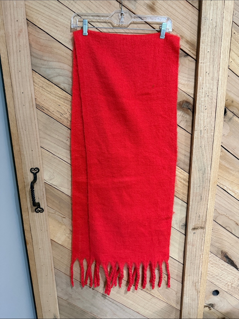 Red Fringe scarf